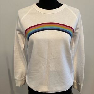 XS Vintage OLD NAVY Rainbow Designer Crewneck Sweatshirt (Rare Find)